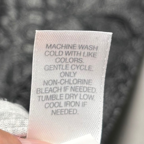 J.Jill Wearever Collection Black Floral Sheath Dress XL Beach Vacation Light - Picture 10 of 10